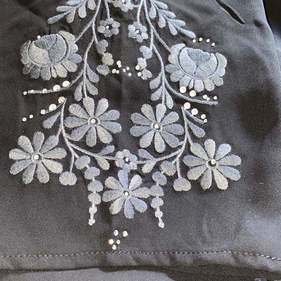 NWT Antthony 2 Piece Embellished Black Jacket/Duster and Tank - Picture 16 of 16